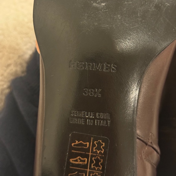 Hermes brown boots (authentic!) EU 38.5 - Picture 6 of 8